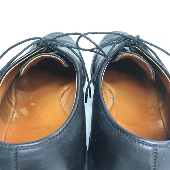 Allen Edmonds Oxford Dress Shoes Black Leather Kennett Size 11.5 D 11 1/2 Medium